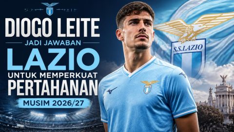 Diogo Leite Jadi Jawaban Lazio untuk Memperkuat Pertahanan Musim 2026/27