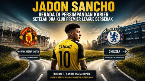 Jadon Sancho Berada di Persimpangan Karier Setelah Dua Klub Premier League Bergerak