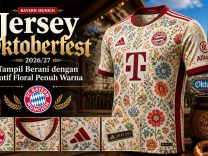 Jersey Oktoberfest Bayern Munich 2026/27 Tampil Berani dengan Motif Floral Penuh Warna