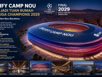 Spotify Camp Nou Dipilih Jadi Tuan Rumah Final Liga Champions 2029, Ini Detail Stadion Baru Barcelona