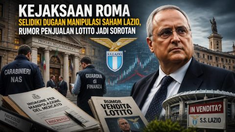 Kejaksaan Roma Selidiki Dugaan Manipulasi Saham Lazio, Rumor Penjualan Lotito Jadi Sorotan