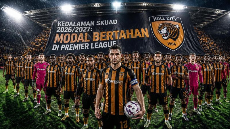 Kedalaman Skuad Hull City 2026/2027 Jadi Modal Penting Bertahan di Premier League