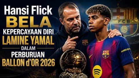 Hansi Flick Bela Kepercayaan Diri Lamine Yamal dalam Perburuan Ballon d’Or 2026