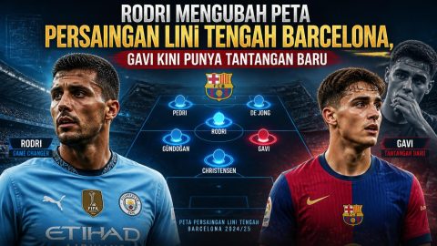 Rodri Mengubah Peta Persaingan Lini Tengah Barcelona, Gavi Kini Punya Tantangan Baru