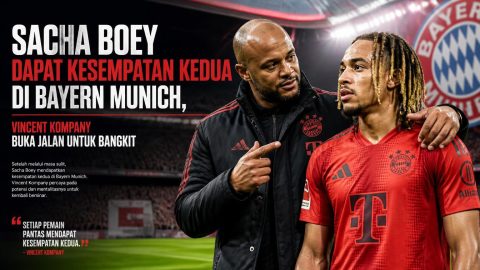 Sacha Boey Dapat Kesempatan Kedua di Bayern Munich, Vincent Kompany Buka Jalan untuk Bangkit