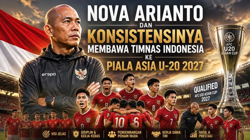 Nova Arianto dan Konsistensinya Membawa Timnas Indonesia ke Panggung Asia